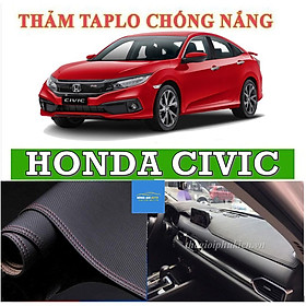 Thảm taplo dành cho HONDA CIVIC 2016-2020 Vân cacbon cao cấp  chống nắng nóng hiệu quả