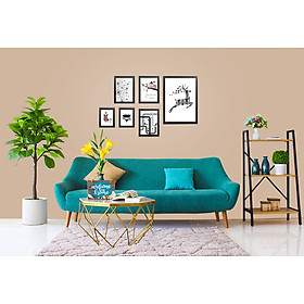 Sofa vải Davy - Furnist, khung gỗ nhập khẩu, chân gỗ tần bì