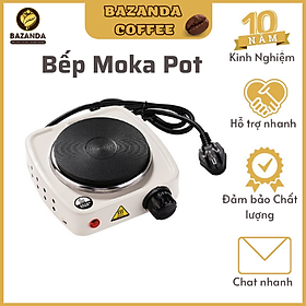 Bếp điện mini 500W dùng ấm pha cà phê Moka pot, pha trà, nấu ăn