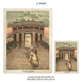 Tranh giấy dó hội an - đông a