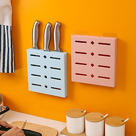 Mua Kệ treo tường đựng dao 20x19.2x3cm - màu ngẫu nhiên ( TẶNG MÓC KHÓA GỖ)