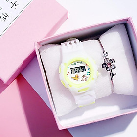 Đồng hồ thời trang thông minh trẻ em điện tử dây cao su siêu bền ZO81