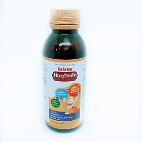 Siro ăn ngon Hoa Thiên Kids hổ trợ hệ tiêu hóa giúp bé ăn ngon và phát triển tốt chai 120ml