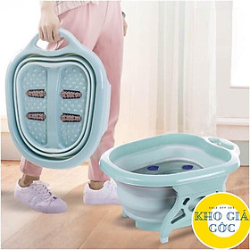 Mua Chậu Ngâm Chân Matssage Gập Gọn Thông Minh Màu Sắc Sang Trọng Hàng Loại Dầy