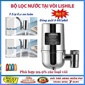 Mua Bộ lọc nước tại vòi Lishile - Thiết bị lọc nước tại vòi cao cấp công nghệ Nhật Bản với 7 lớp lọc