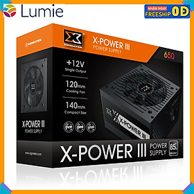 Hàng chính hãng - Nguồn máy tính Xigmatek X-POWER III 650 EN45990 600W - Miễn phí vận chuyển