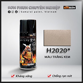 Sơn xịt Samurai Kurobushi - MÀU KEM SÁNG H2020 400ml