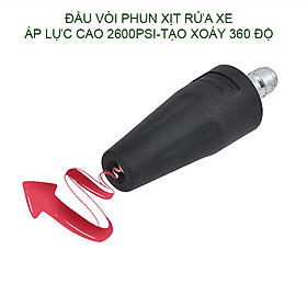 Đầu phun rửa xe tạo nước xoáy 360 độ, đầu kết nối nhanh 1/4 inch, áp lực cao