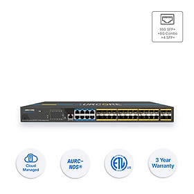 Thiết bị mạng Aurcore, PoE/PoE+ 438W, 48 cổng GE, 4 cổng Gigabit SFP HÀNG CHÍNH HÃNG