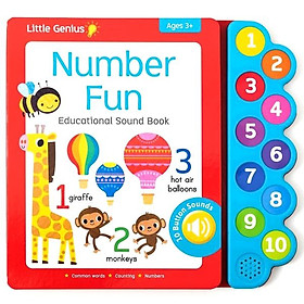Little Genius Number Fun Educational Sound Book - 10 Button Sound