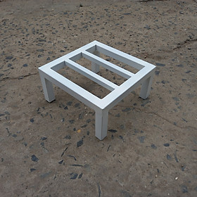 Mua Kệ sắt để chậu hoa cây cảnh  Vuông 20x20cm & Vuông 30x30cm  cao (10-20)cm  thép hộp 20mm (Hàng Chính Hãng )
