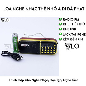 Mua Loa Nghe Nhạc Thẻ Nhớ A Di Đà Phật A-100 Kèm Pin Sạc  Nghe Thẻ Nhớ  USB  FM Radio  Có Jack Tai Nghe