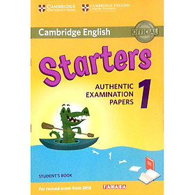 Ảnh bìa Cambridge English Starters 1 for Revised Exam from 2018 Student's Book