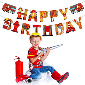 Bộ Dây Trang Trí Sinh Nhật Chữ Happy Birthday Thiết Kế Hoạt Hình