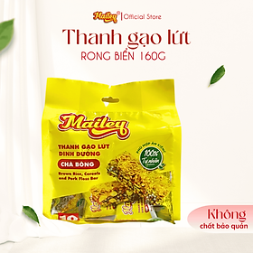 [COMBO 2 TÚI] Thanh gạo lứt chà bông/rong biển mix hạt Mailey Túi 160g - Bánh gạo lứt ăn kiêng hỗ trợ giảm cân