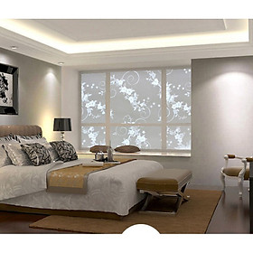 Mua Combo 5m Decal Giấy Dán Kính CHIM VÀ HOA DÂY TRẮNG Khổ 45cm Có Sẵn Keo Tiện Lợi