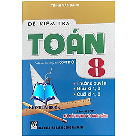 Sách - Đề Kiểm Tra Toán Lớp 8