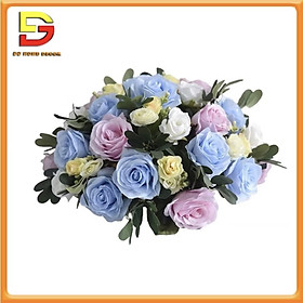 Mua Lẵng Hoa Để Bàn Dài 40cm Lẵng Hoa Giả Nhiều Mẫu Trang Trí Văn Phòng Sự Kiện DG-300