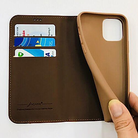 Bao da cho iPhone 11 Pro (5.8") hiệu j-CASE Coorui Leather Tpu Card - Hàng nhập khẩu