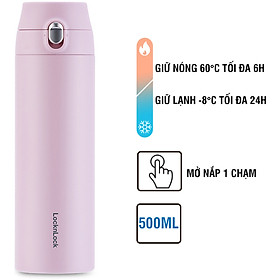 Bình Giữ Nhiệt Lock&Lock Featherlight One-touch Tumbler LHC3257 500ml
