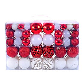 100Pcs Christmas Balls Ornaments Christmas Baubles Bulk Christmas Tree Hanging Decorations for Winter Porch Party Favors Home