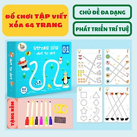 Tập Tô Vẽ Thông Minh Xóa Được 64 Trang