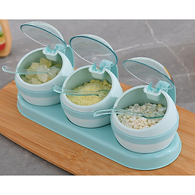 Mua Sét 3 hũ đựng gia vị mẫu mới cực xinh