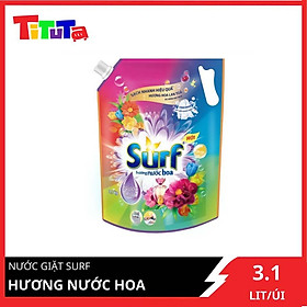 Nước giặt 3.1Kg Surf nước giặt quần áo Sạch thơm Hương nước hoa