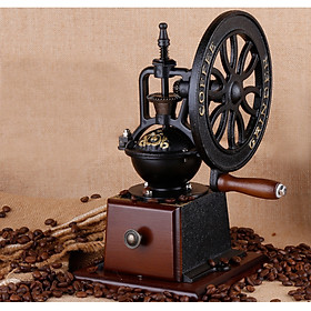 Cối Xay Cà Phê Gang Đúc Loại Cổ Điển Cao Cấp - Vintage Manual Coffee Grinder 