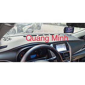 Thảm taplo da vân carbon toyota vios 2019 - 2020