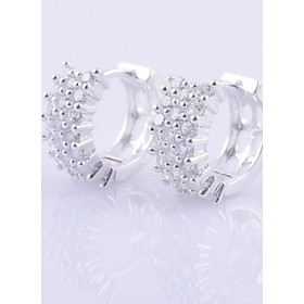 Bông tai bạc S925 Italia Bạc Xinh Huệ Ngân SE041