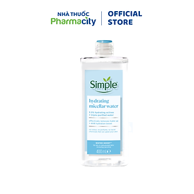 Nước Tẩy Trang Simple Làm Sạch Và Cấp Ẩm (Chai 400ml)