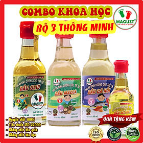 Bộ 3 Dầu Cho Bé Thông Minh Maguzt ( Tặng Quà)