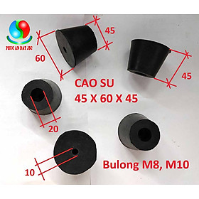 Mua Chân đế cao su cao 45 kích thước 45x60x45 cho các máy móc thiết bị nặng  bàn   tủ gỗ nặng phucandat caosu 45