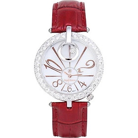 Đồng hồ nữ chính hãng Royal Crown 3850 dây da đỏ