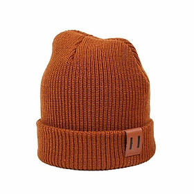 Mũ beanie dệt kim giữ ấm mùa đông cho bé