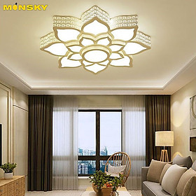 Mua Đèn trần MATEE kiểu dáng hiện đại  sang trọng với 3 chế độ ánh sáng - kèm điều khiển từ xa - (44).