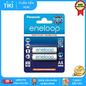 Bộ 2 Pin AA Panasonic Eneloop 2000mAh - Hàng chính hãng