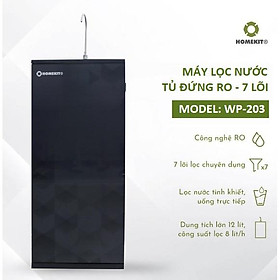 Máy lọc nước tinh khiết RO 7 lõi HOMEKIT WP-203 uống trực tiếp - lắp đặt tận nhà, bảo hành 12 tháng - Hàng chính hãng