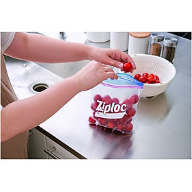 Mua Hộp túi ziplock đông lạnh cao cấp M/L   giúp bảo quản thực phẩm trong tủ đông mà không lo ảnh hưởng đến chất lượng - nội địa Nhật Bản
