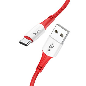 Dây cáp sạc nhanh, truyền dữ liệu USB to Type-C HOCO X70 Sạc Nhanh 3A dùng cho Samsung S21, Xiaomi ,Realme, Poco X3, Huawei,...Android -Hàng chính hãng