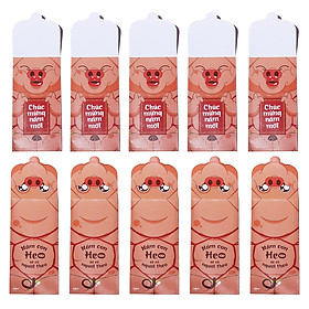 Bao Lì Xì Pig Cột Dây 2 Cảm Xúc (Xấp 10 bao)