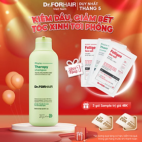 Dầu gội CHO DA NHẠY CẢM, chiết xuất thực vật an toàn và dịu nhẹ Dr.FORHAIR Hàn Quốc Phyto Therapy Shampoo