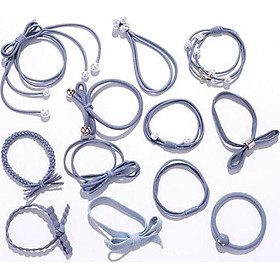 Hộp 12 Chun Buộc Tóc Hàn Quốc Sang Trọng