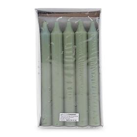 Hộp 15 cây nến thơm thẳng Quang Minh Candle FTRAMART NQM0017 cao 15cm (Xanh lá)