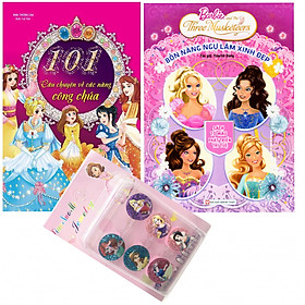 Combo 101 Câu Chuyện Về Các Nàng Công Chúa, Bốn Nàng Ngự Lâm Xinh Đẹp (tặng kèm vỉ 6 nhẫn công chúa)
