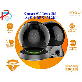 CAMERA WIFI IMOU REX IPC A46LP 4M 2K - XOAY 360 ĐỘ ĐÀM THOẠI 2 CHIỀU - HÀNG CHÍNH HÃNG