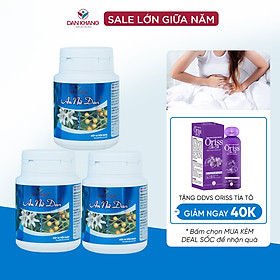 Combo 3 Viên uống hỗ trợ phòng ngừa và giảm kích thước u nang, u xơ An Nữ Đan (Hộp 60 viên)