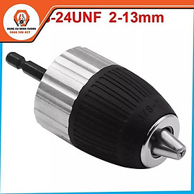 Đầu kẹp mũi khoan 2-13mm - Đầu chuyển đổi máy khoan chuôi lục giác