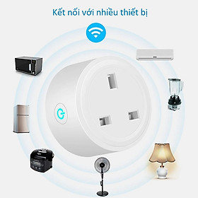 Ổ cắm wifi thông minh BSD29 liên kết nhiều thiết bị điện trọng gia đình đktx qua đi động thông minh cao cấp (Tặng móc treo đồ dán tường 3D- giao màu ngẫu nhiên)